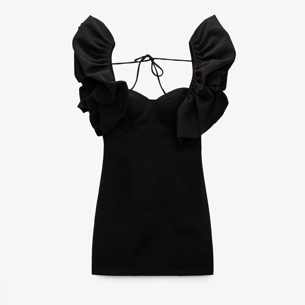 Zara Voluminous Short Dress - Picture 13 of 14